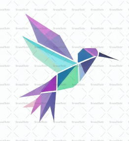 Geometrischer Kolibri